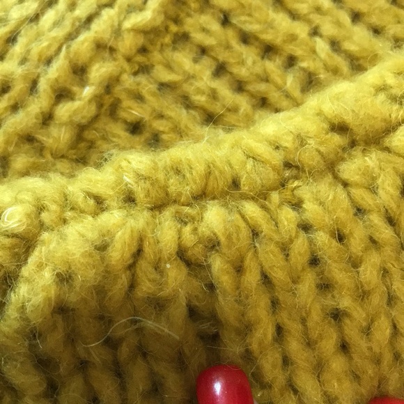 NWT Anthropologie Pilcro Mustard Cowl Neck Sweater - Picture 12 of 13